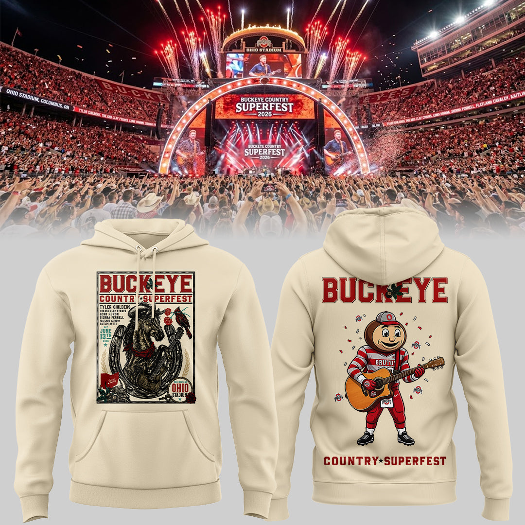 Limited Edition Buckeye Country Superfest 2026 Hoodie