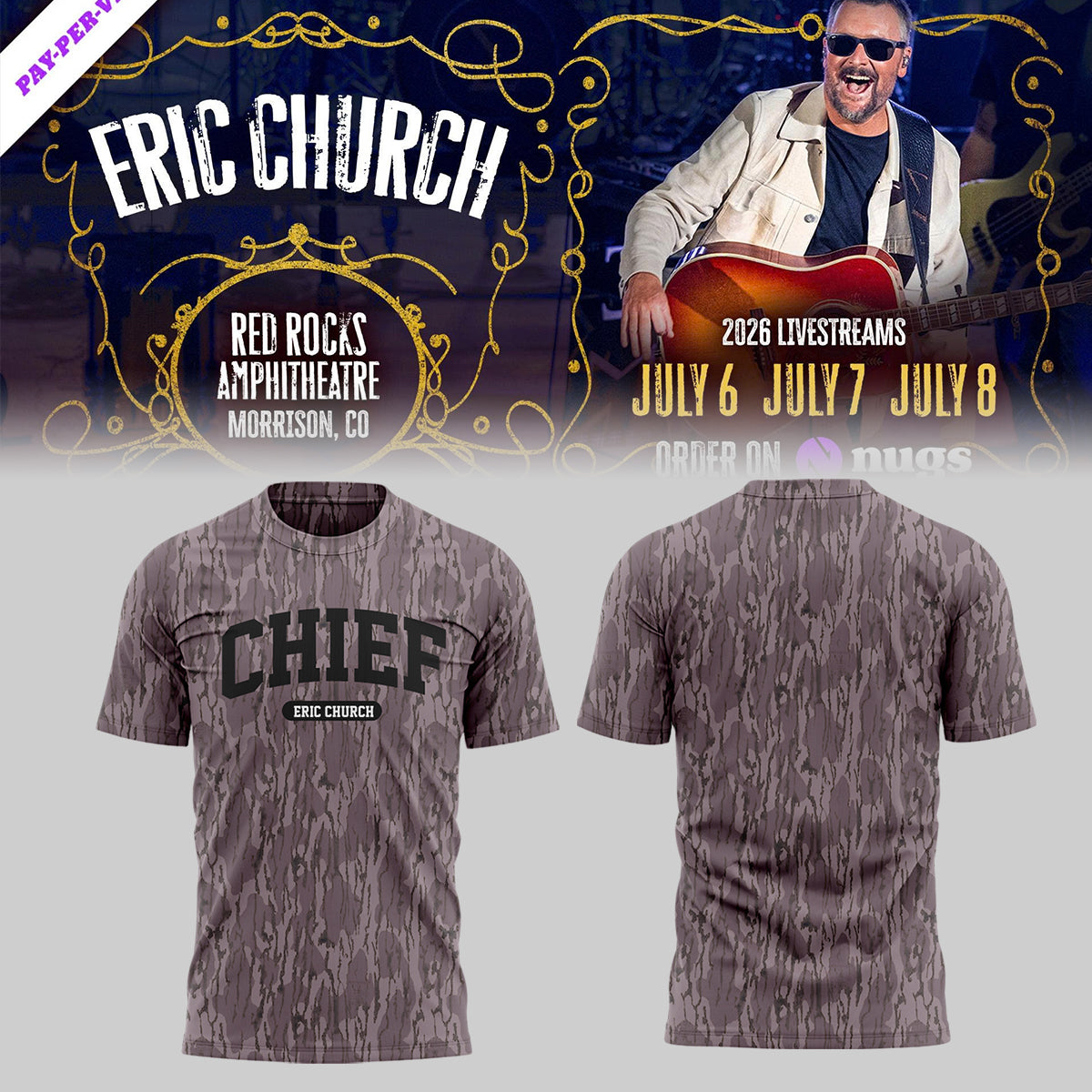 Limited Edition Red Rocks Amphitheatre Shirt