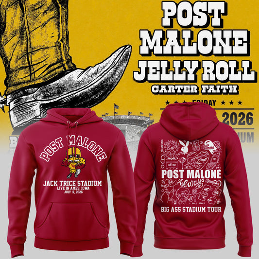 Limited Edition Big Ass Stadium Tour At Jack Trice Stadium Hoodie