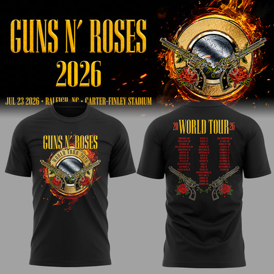 Limited Edition Guns N’ Roses Tour 2026 TShirt
