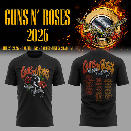 Limited Edition Guns N’ Roses Tour 2026 TShirt