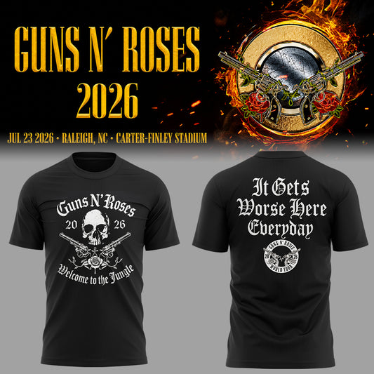 Limited Edition Guns N’ Roses Tour 2026 TShirt