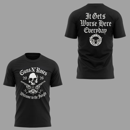 Limited Edition Guns N’ Roses Tour 2026 TShirt