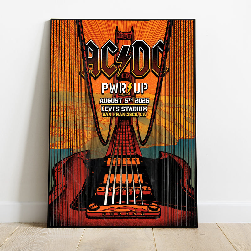 Limited Edition Power Up Tour 2026 Poster