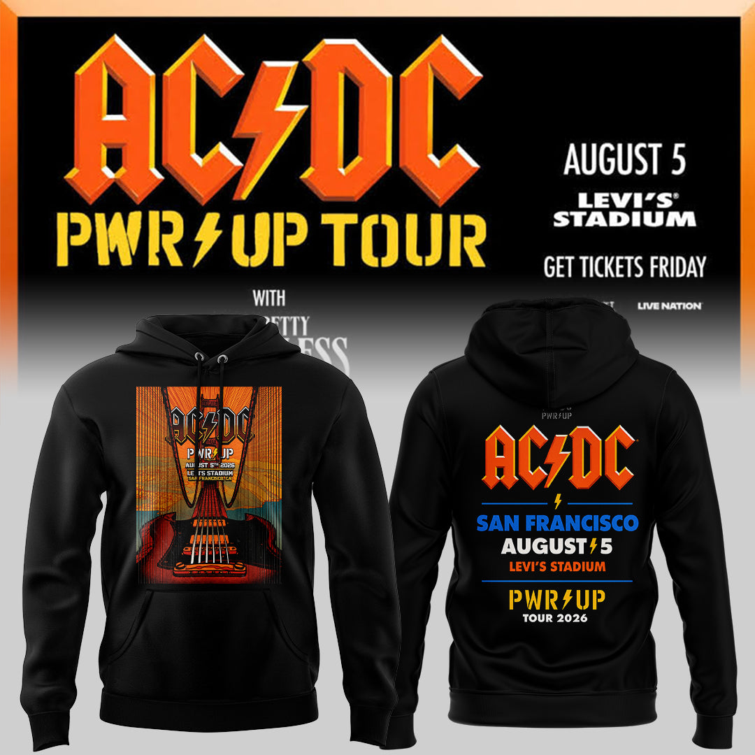 Limited Edition Power Up Tour 2026 At Levi’s Stadium,CA Hoodie