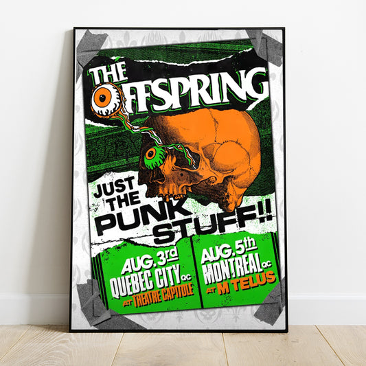 Limited Edition Just the Punk Stuff In Quebec & Montreal Poster