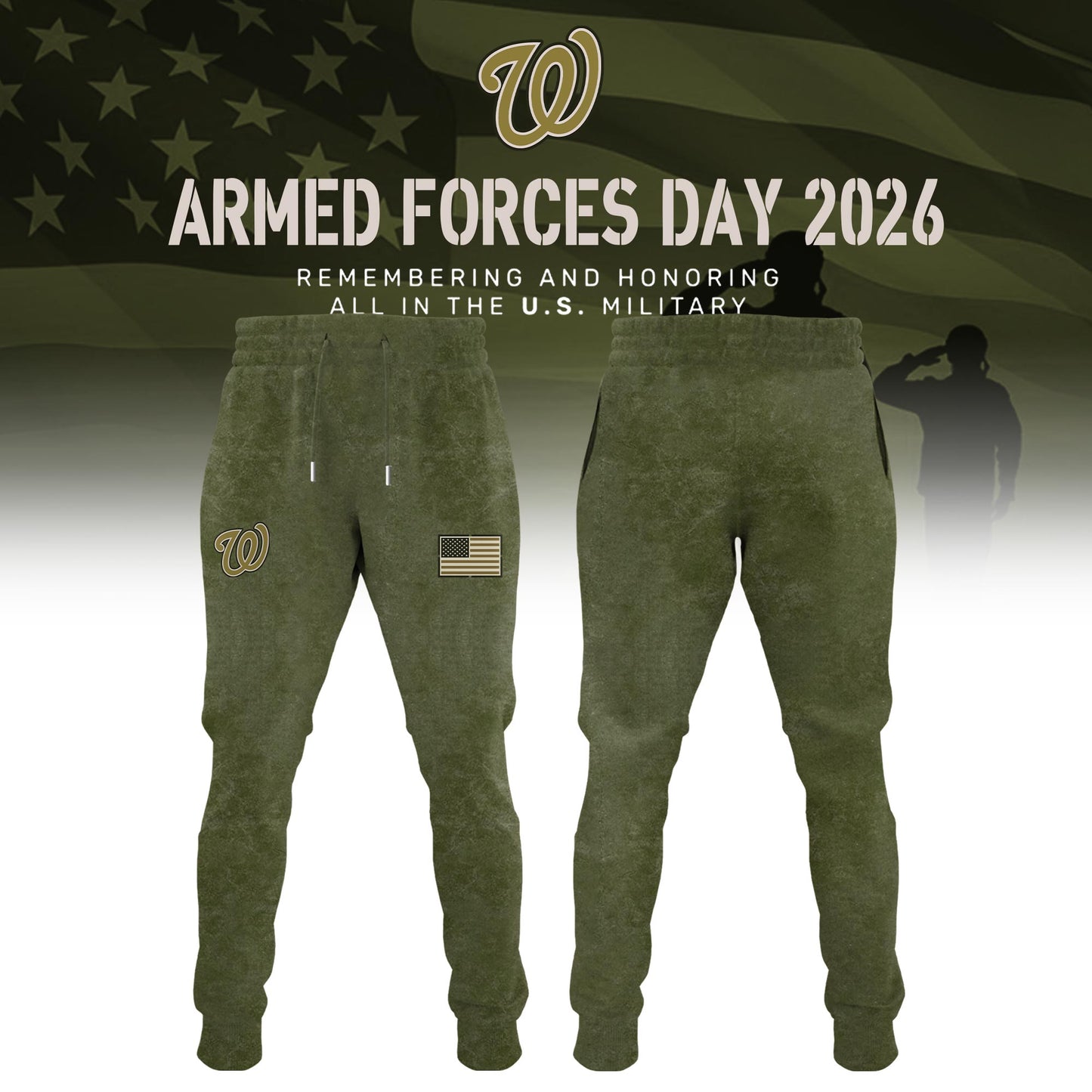 ALL TEAM Armed Forces Day Appreciation Night 2026 Edition Baseball Jersey