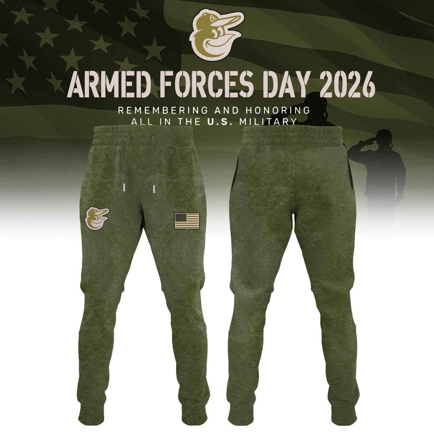 ALL TEAM Armed Forces Day Appreciation Night 2026 Edition Baseball Jersey