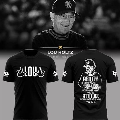 Limited Edition Remembering The Life And Legacy Of Lou Holtz Shirt