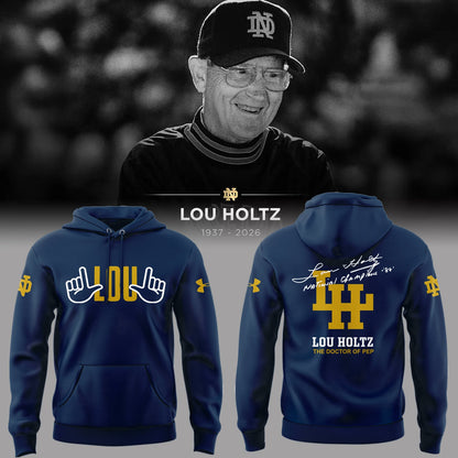 Limited Edition Remembering The Life And Legacy Of Lou Holtz Hoodie