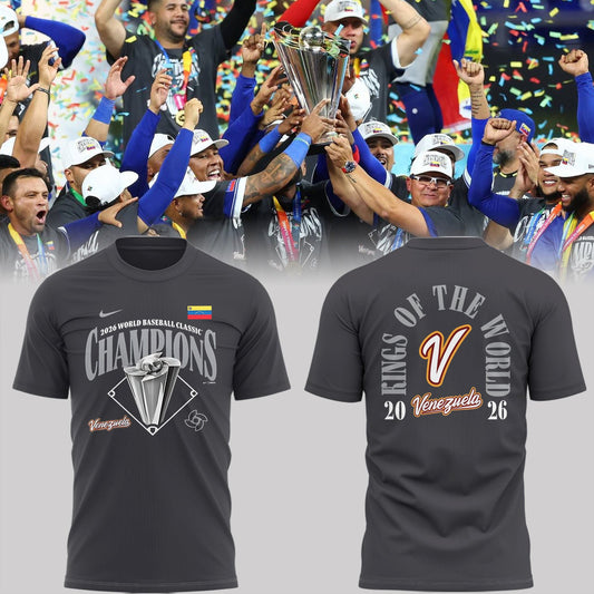 Venezuela Baseball 2026 World Baseball Classic Champions Limited T-shirt