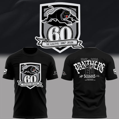 Limited Edition Panthers Celebrate 60 Years Shirt