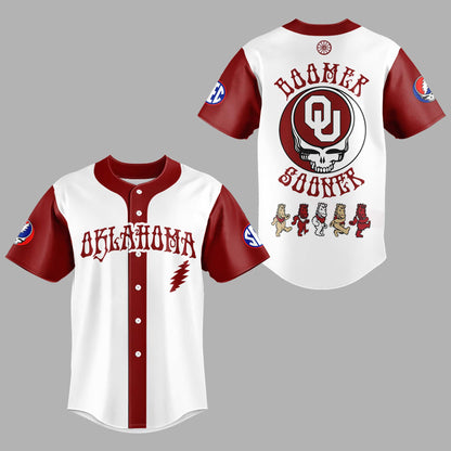 Limited Edition Grateful Sooners 💀⚾ Jersey