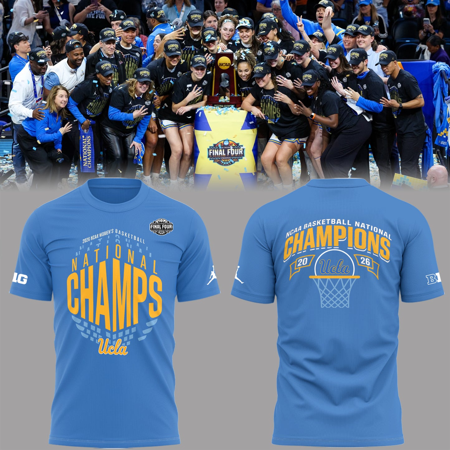 Limited Edition UCLAWBB Champions Tshirt