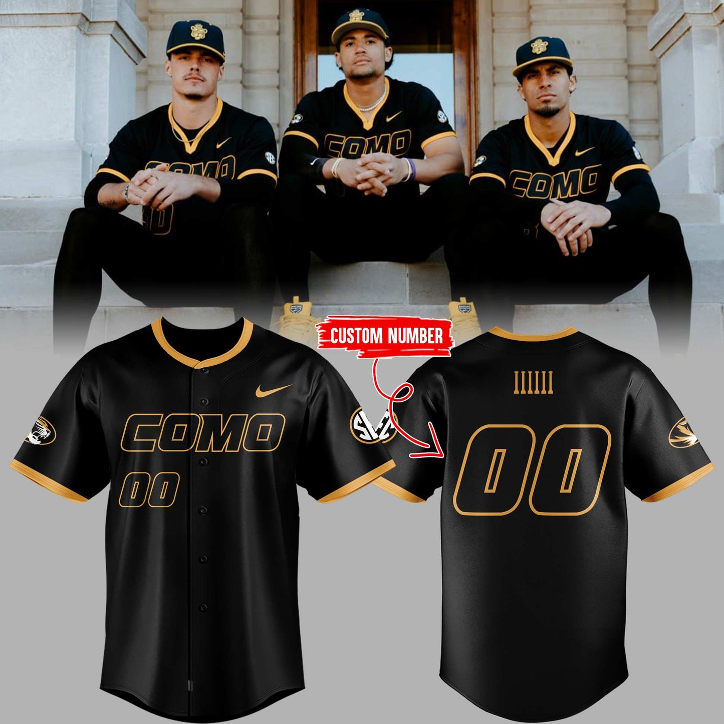 Tigers x Como 🐯⚾🌉 Custom Jersey