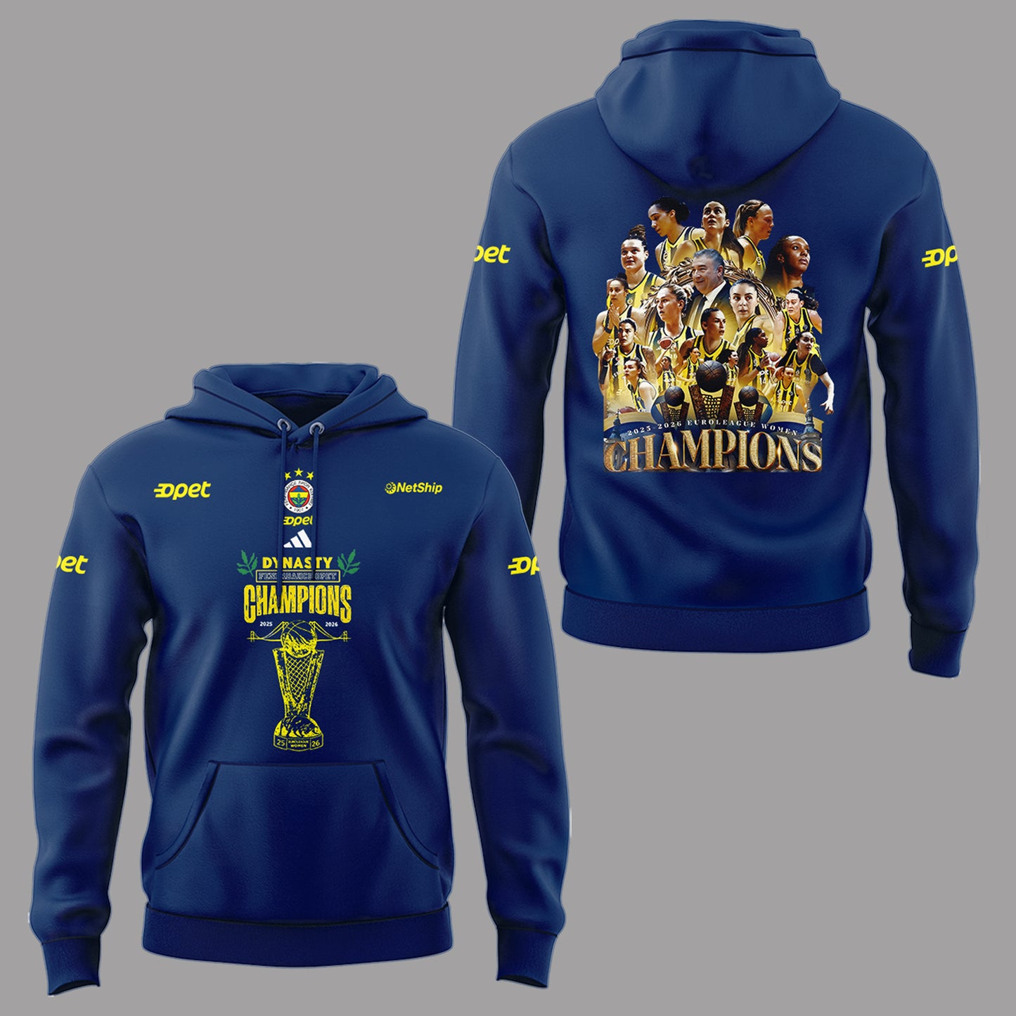 2025-2026 EuroLeague Women Champions 🏀🏆 Hoodie