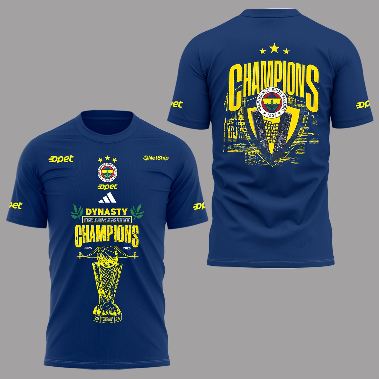 2025-2026 EuroLeague Women Champions 🏀🏆 Shirt