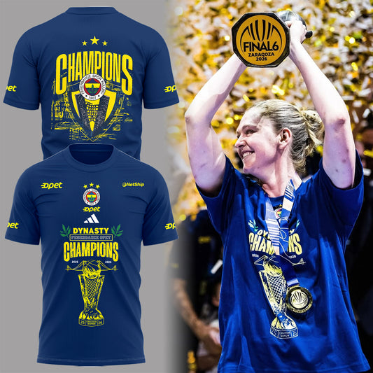 2025-2026 EuroLeague Women Champions 🏀🏆 Shirt