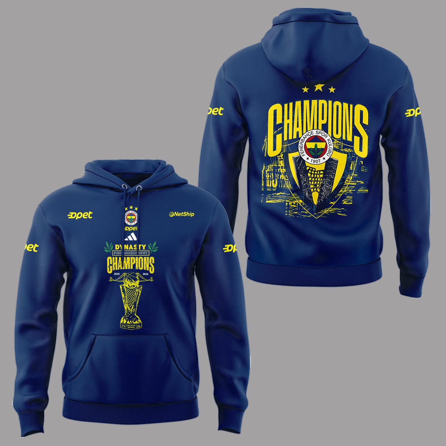 2025-2026 EuroLeague Women Champions 🏀🏆 Hoodie