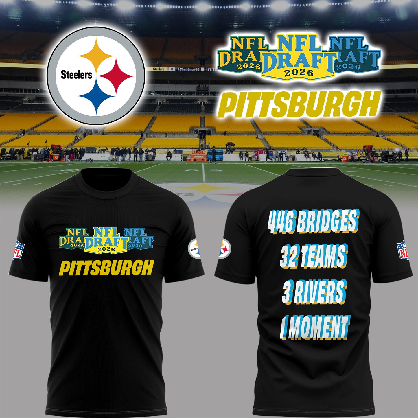 Limited Edition 2026 Draft Day in Pittsburgh Shirt