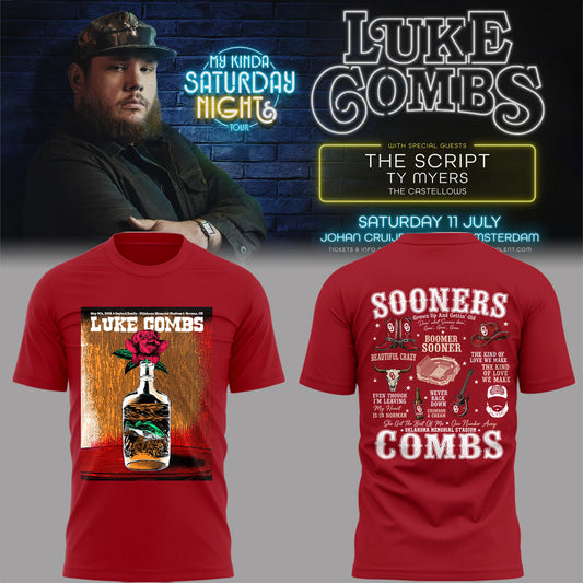 LC “My Kinda Saturday Nights Tour” Oklahoma Memorial Stadium Shirt