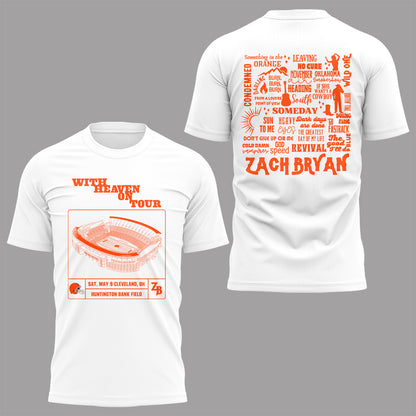 Limited Edition “With Heaven On Tour 2026” at Huntington Bank Field Stadium Shirt