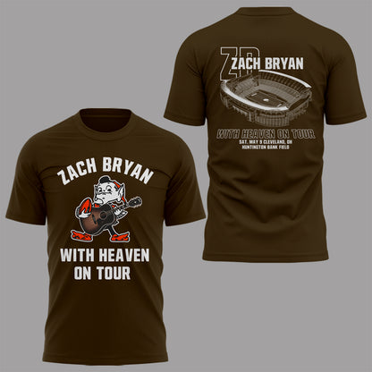 Limited Edition “With Heaven On Tour 2026” at Huntington Bank Field Stadium Shirt