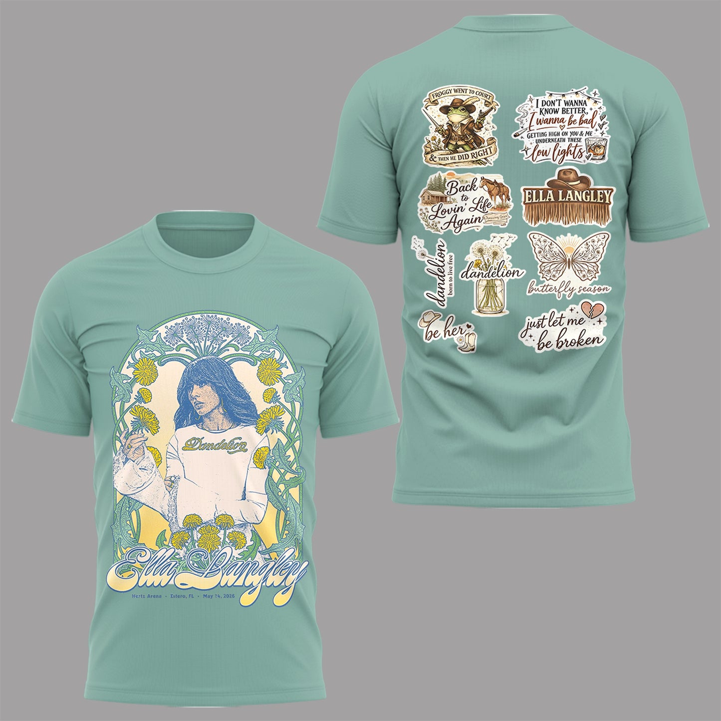 E.Langley “The Dandelion Tour”at Hertz Arena Shirt