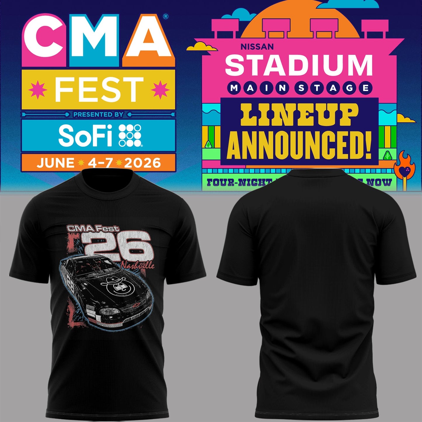 Limited Edition CMA FEST 2026 Shirt-PA060226001