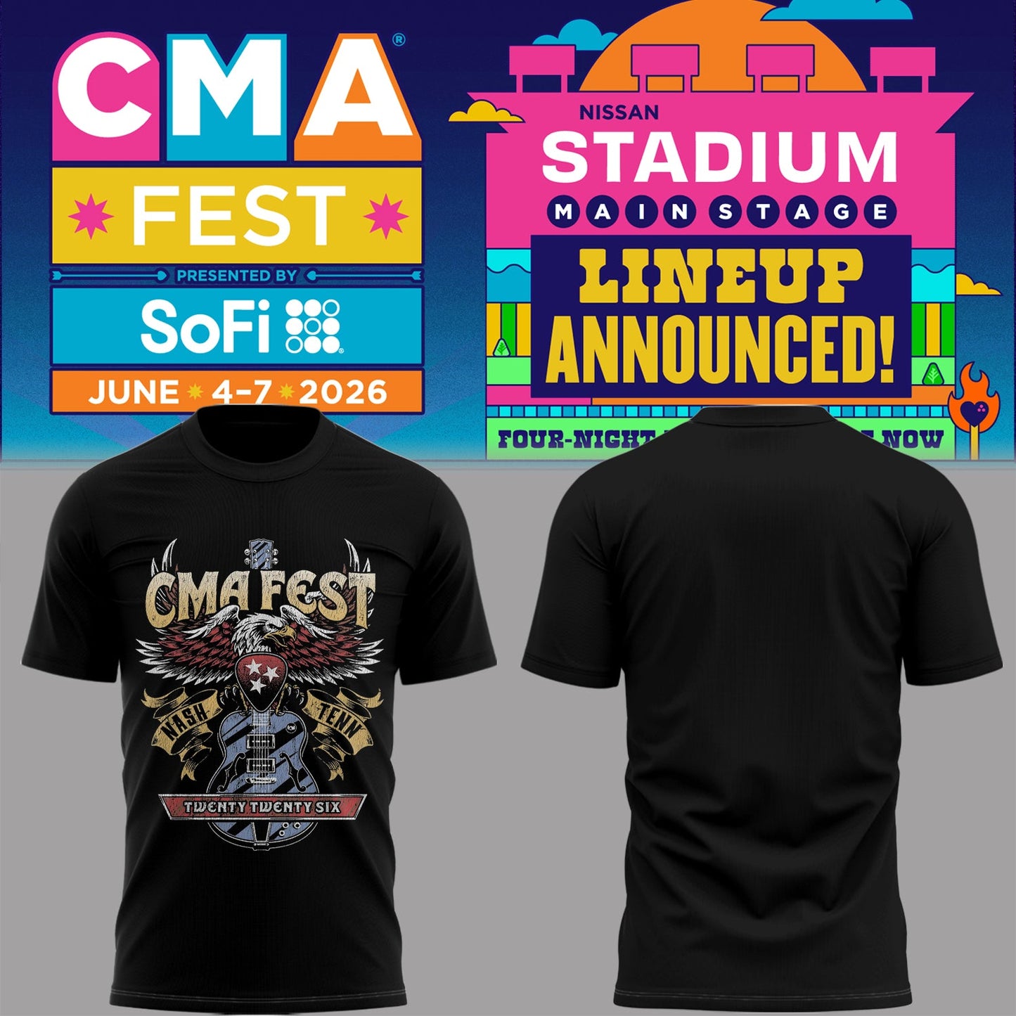 Limited Edition CMA FEST 2026 Shirt-PA060226010