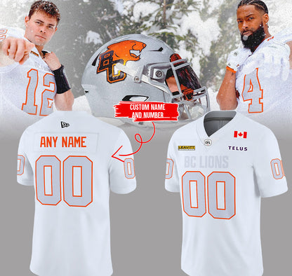 Limited Edition BC Lions “Pacific Frost” Jersey-PA060426006