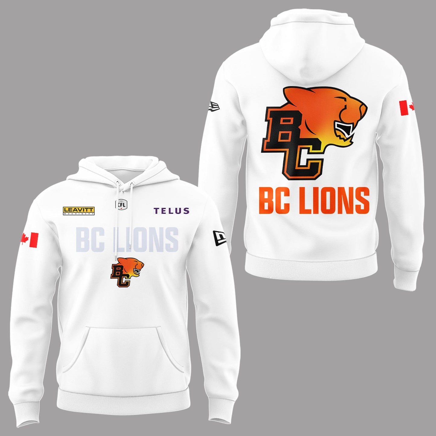 Limited Edition BC Lions “Pacific Frost” Hoodie-PA060426007