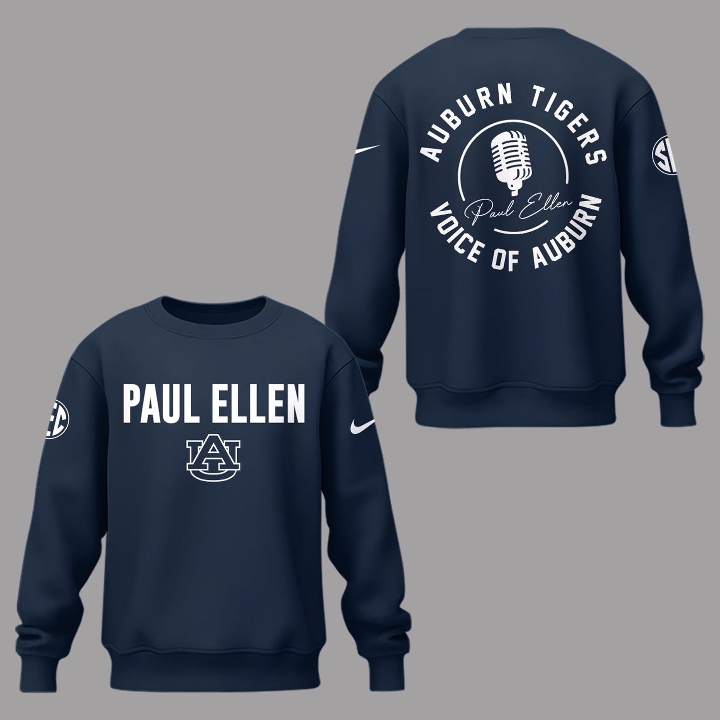 “Remembering Paul Ellen – The Voice of Auburn”🎙️🐅Sweatshirt