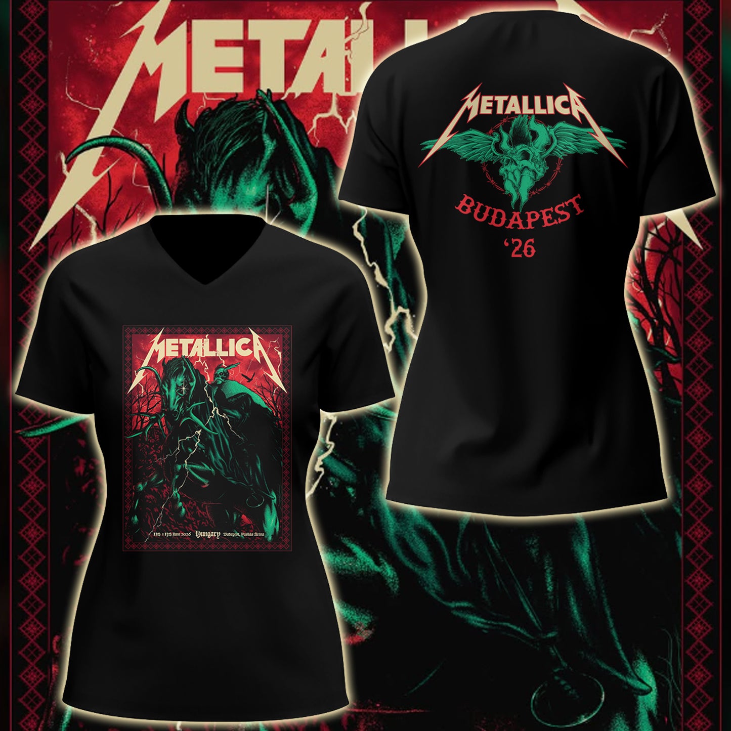 Limited Edition MTLC M72Budapest V-neck TShirt