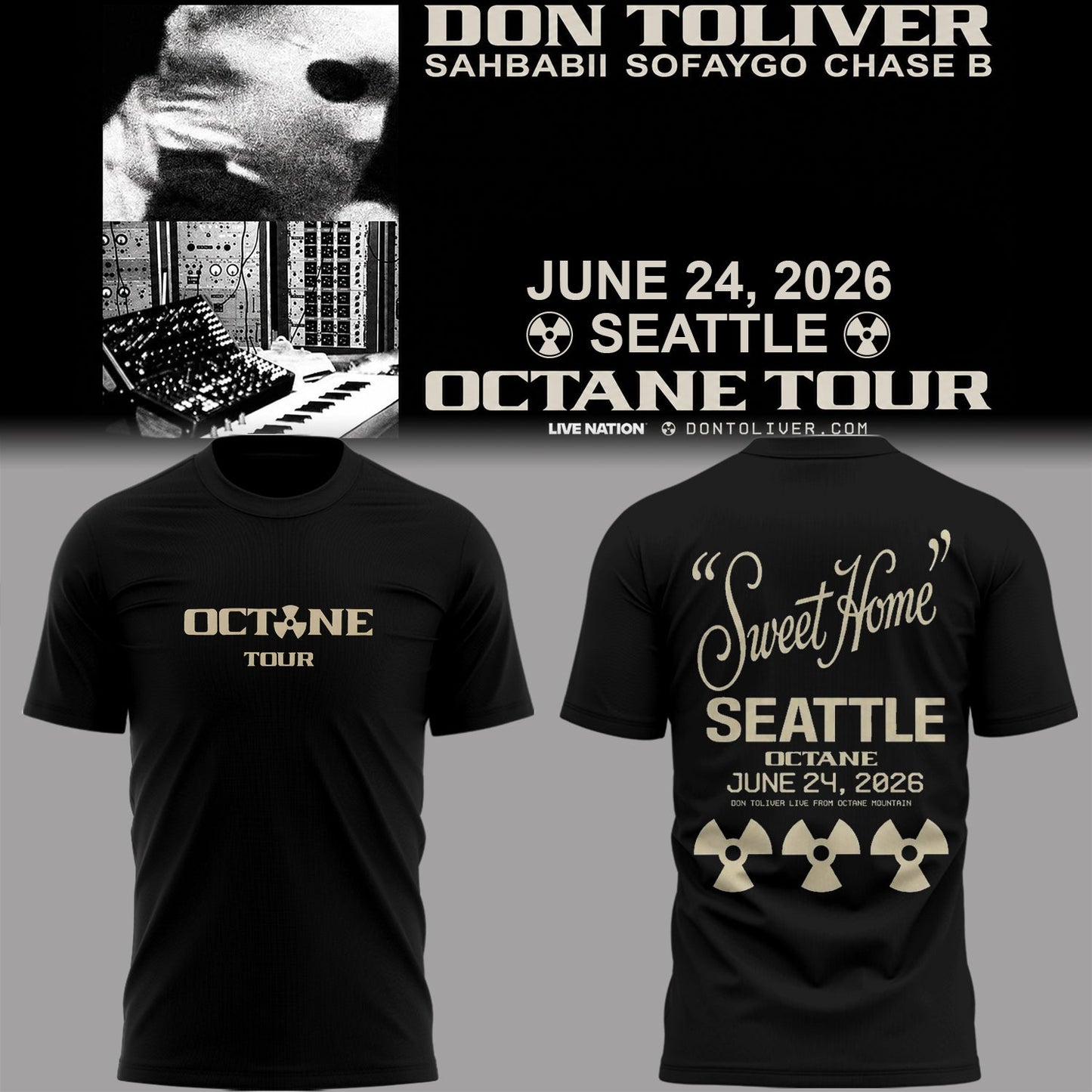 Limited Edition Octane Tour 2026 At Seattle Tshirt