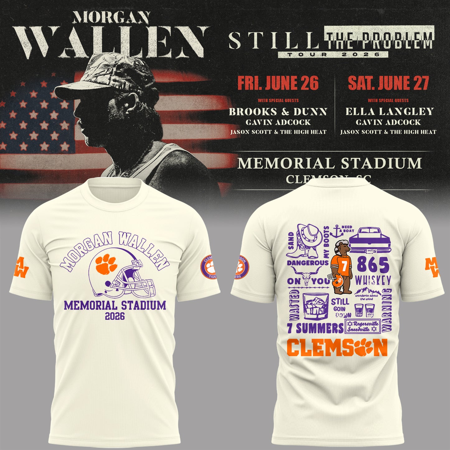 Limited Edition Still The Problem Tour 2026 At Memorial Stadium Shirt