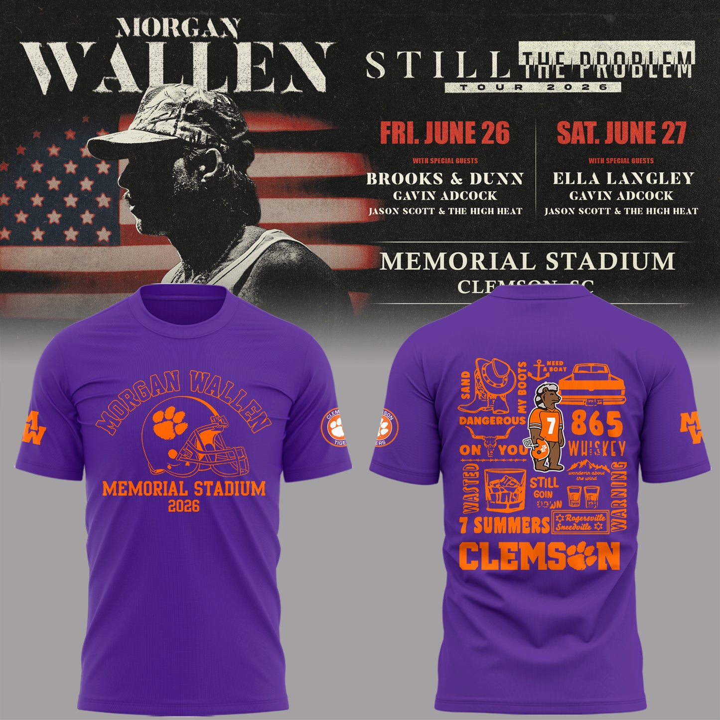 Limited Edition Still The Problem Tour 2026 At Memorial Stadium Shirt