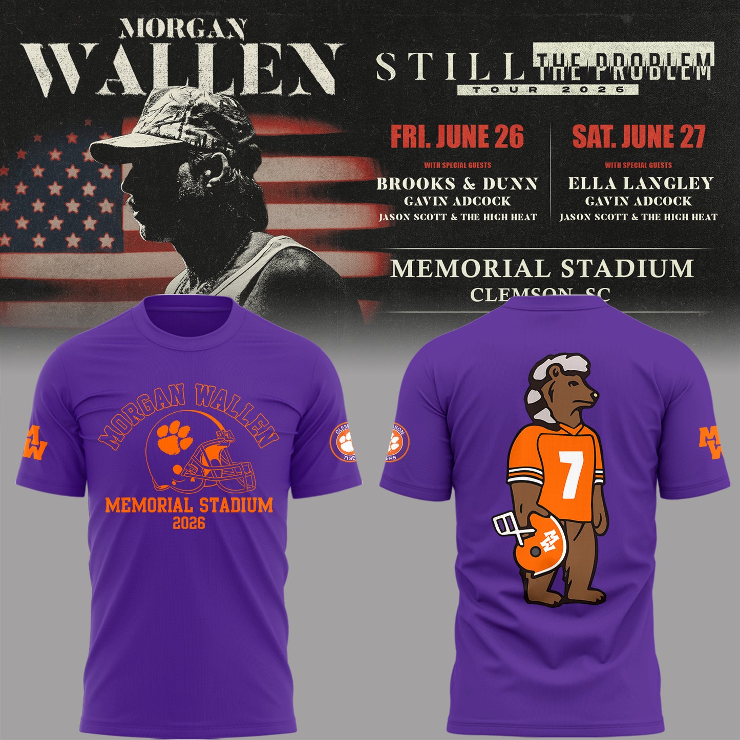 Limited Edition Still The Problem Tour 2026 At Memorial Stadium Shirt