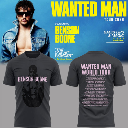Limited Edition Wanted Man Tour 2026 Shirt