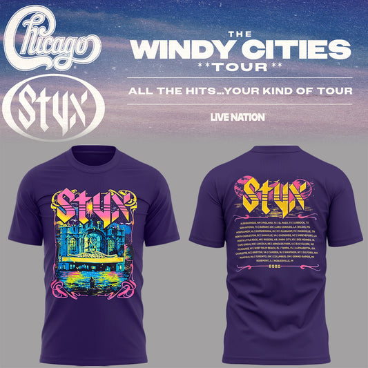Limited Edition The Windy Cities Tour – All The Hits… Your Kind of Tour Shirt