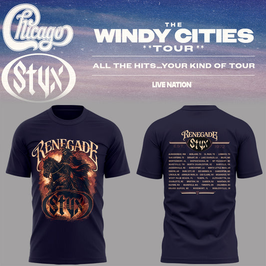 Limited Edition The Windy Cities Tour – All The Hits… Your Kind of Tour Shirt