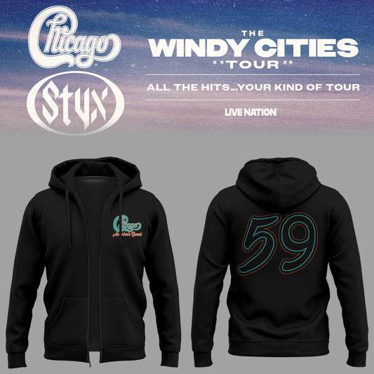 Limited Edition The Windy Cities Tour – All The Hits… Your Kind of Tour ZIPHoodie