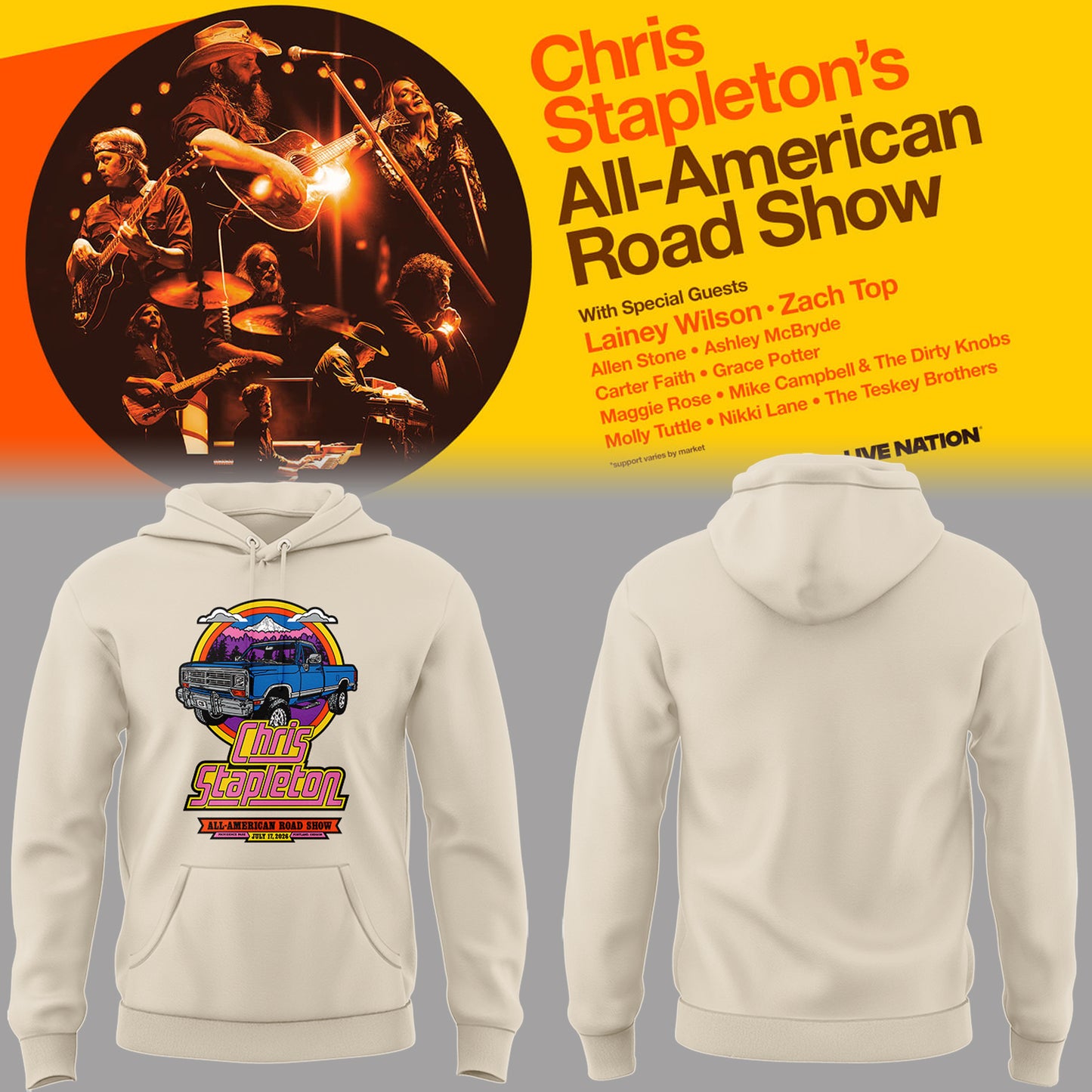 Limited Edition “All-American Road Show” in Shakopee,MN Hoodie