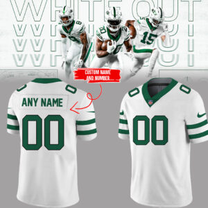 Limited Edition White Out Custom Football Jersey