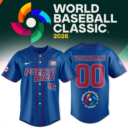 Puerto Rico Baseball 2026 World Baseball Classic Jersey Limited