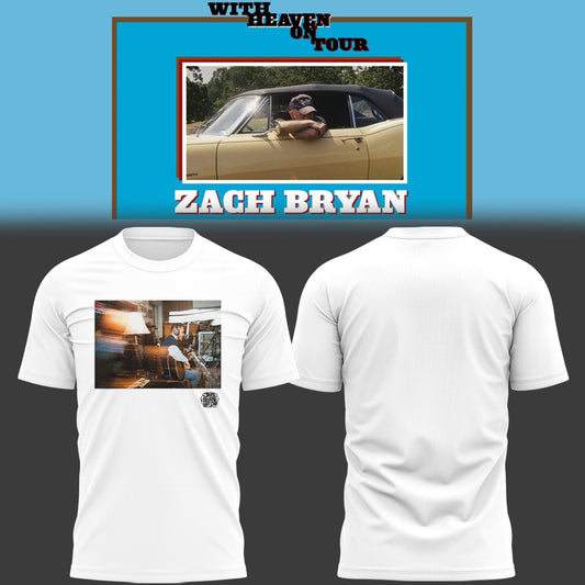 Limited Zach “With Heaven On Tour 2026.” TShirt-PU26030938