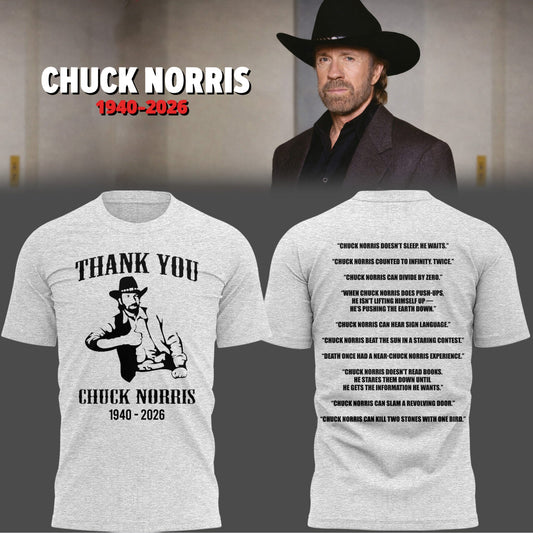 Limited Edition “Thank you for the Memories-C.Norris” Shirt