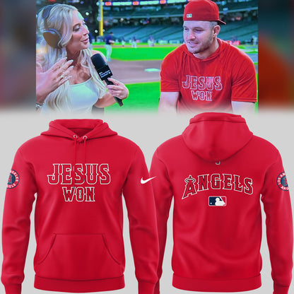 Limited Edition Jesus Won ✝️⚾ Hoodie