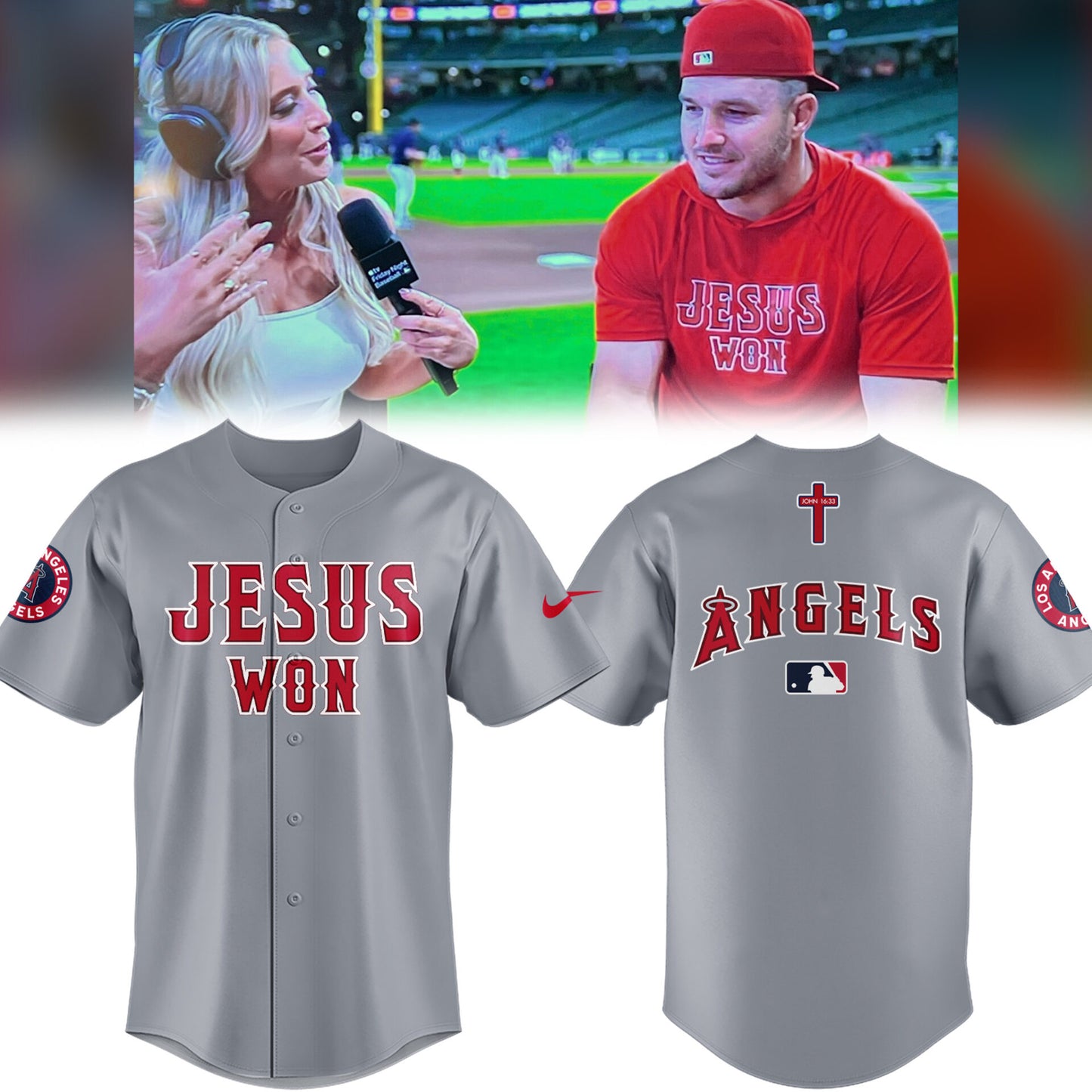 Limited Edition Jesus Won ✝️⚾ Jersey