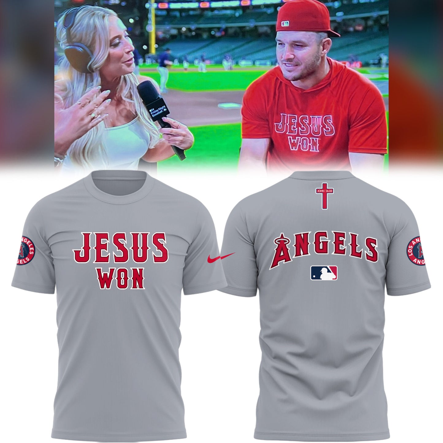 Limited Edition Jesus Won ✝️⚾ Shirt
